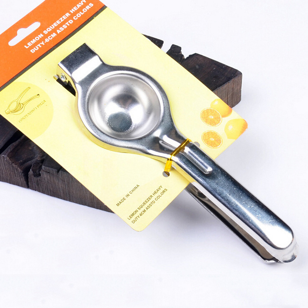 Small kitchen tools, small stainless steel lemon juicer, orange juicer, manual juicer, lemon clip