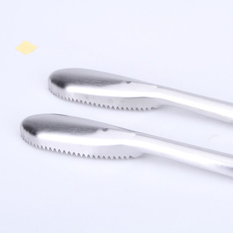 Kitchen small tools, stainless steel fish scale scraper, creative fish scale remover, fish scale brush, wholesale Specification image