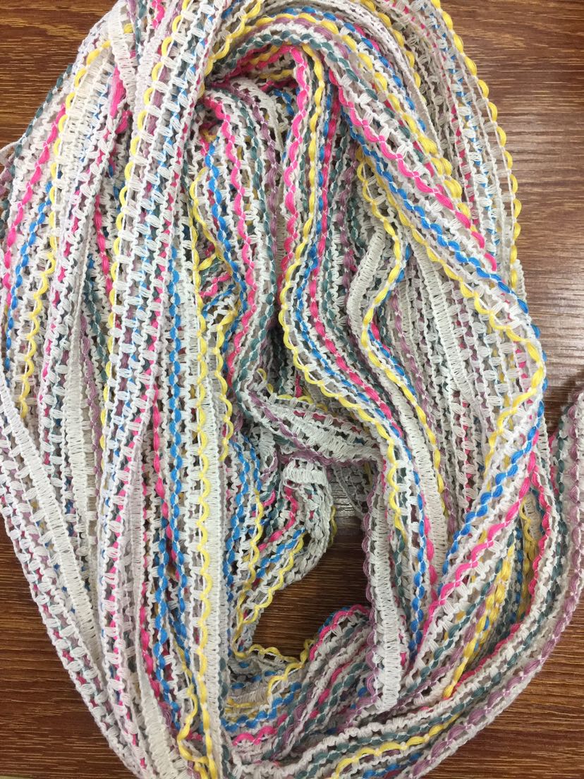 5-centimeter colored lace factory direct sales Application Scenario