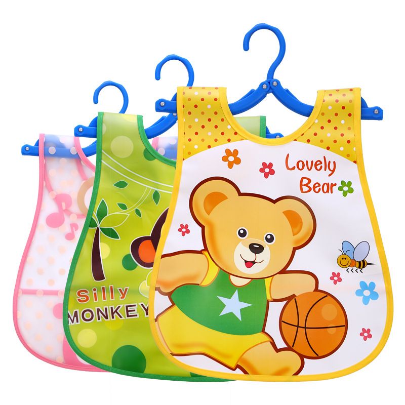 Baby Stereo Bib Eva Saliva Pocket Waterproof Bib Wash Free And Dirty Application Scenario