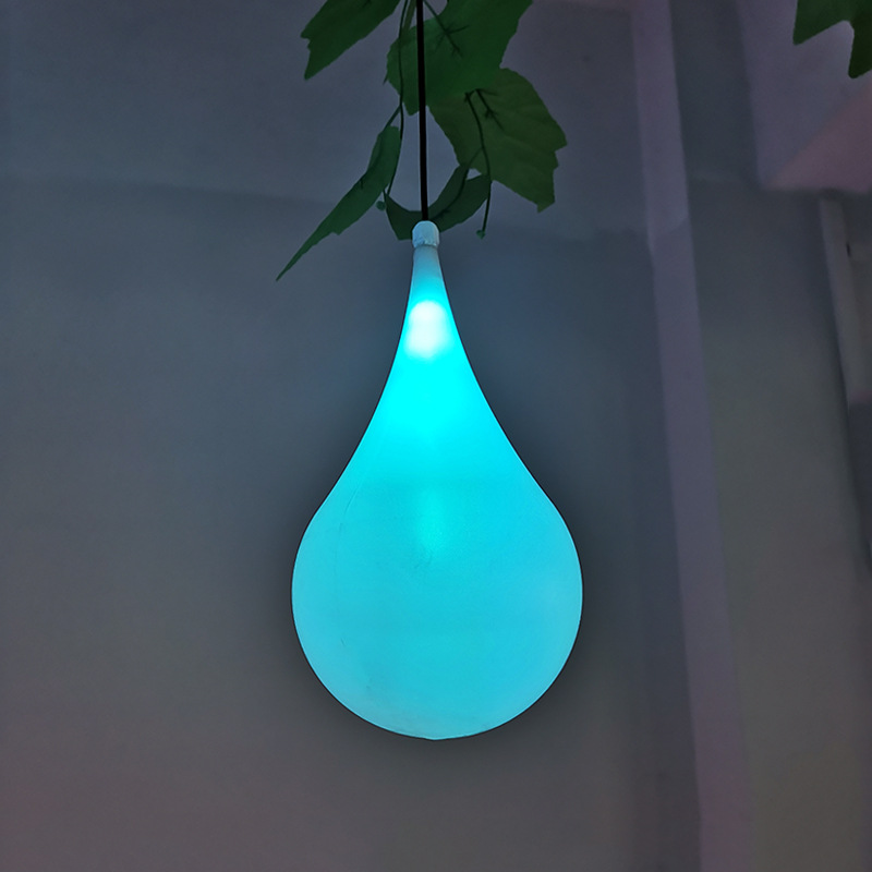 Led landscape light outdoor Plaza Park festival decoration hanging tree water drop light waterproof support custom