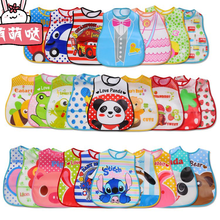 Baby Stereo Bib Eva Saliva Pocket Waterproof Bib Wash Free And Dirty