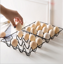 Wrought iron egg holder Kitchen refrigerator egg holder egg tray Egg tray egg tray