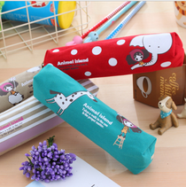 Japanese and Korean stationery Cute Pula girl pen bag stationery bag student stationery