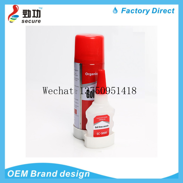Instant Adhesive set 502 plus spray epoxy accelerator 502 set wood picture frame adhesive