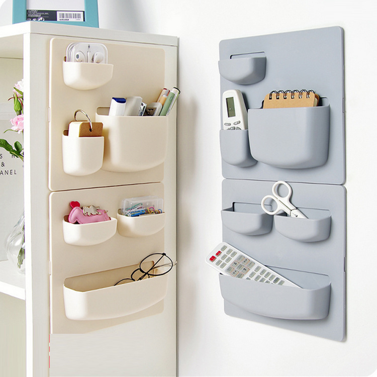 Household pasting wall shelf bathroom wall shelf perforation-free wall shelf shelf kitchen finishing shelf