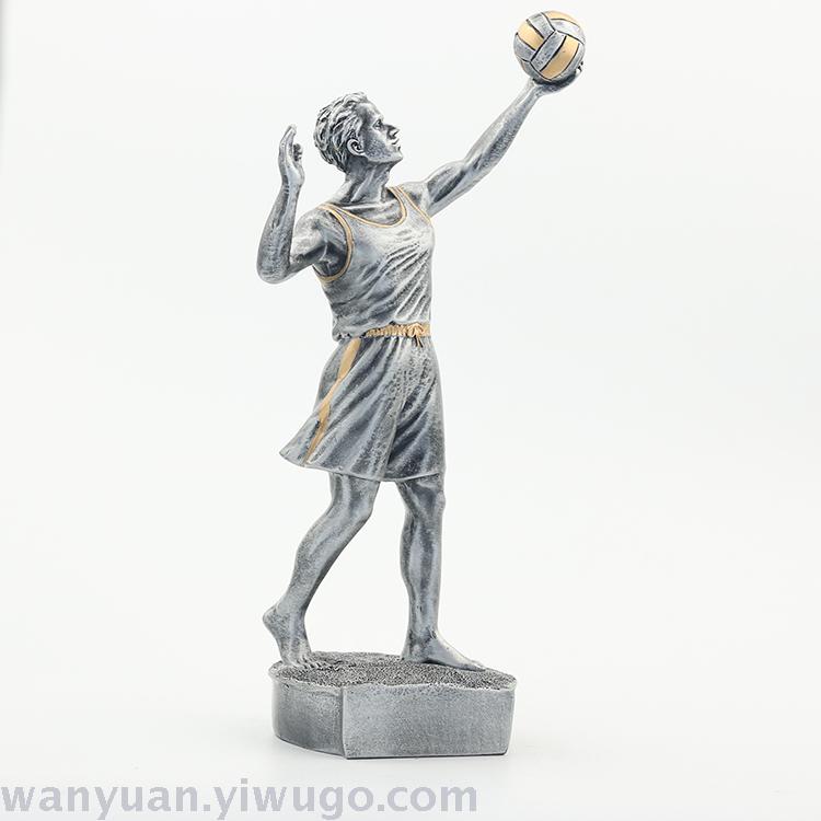 New volleyball resin trophies, metal and plastic trophies, MEDALS, custom-made sports trophies Application Scenario