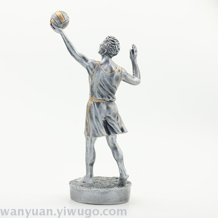 New volleyball resin trophies, metal and plastic trophies, MEDALS, custom-made sports trophies details Picture