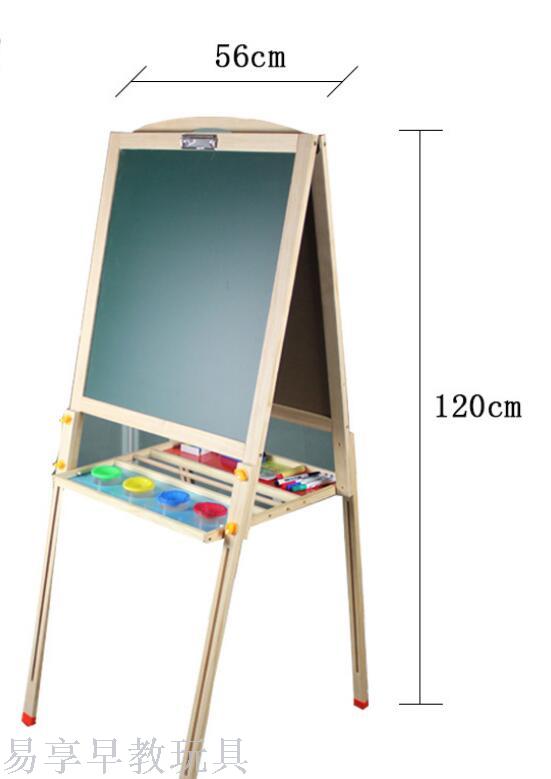 Wooden multi-functional handwriting board, children's drawing board, double-sided magnetic writing board, educational and scientific children's toys, new style in 2022
