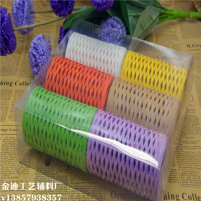 Manufacturers Direct Cross-Border Sales For Diy Paper Rope Craft Decorative Paper Gift Box Packaging Decorative Paper Rope Festival Decorations
