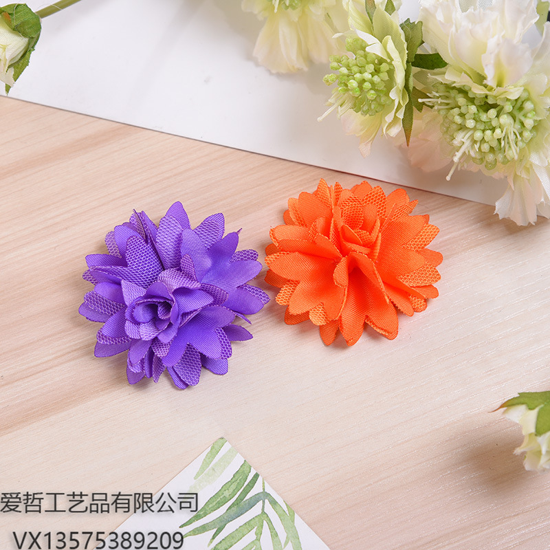 Factory direct sales, cross-border exclusive supply, best-selling creative flower headwear, hair accessories, clothing accessories, children's headbands, decorative flowers Application Scenario
