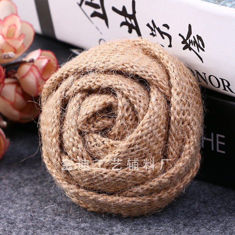 Manufacturers Direct Sales For Christmas Wedding Party Decoration Linen Flowers Diy Handmade Linen Decorative Flowers Application Scenario