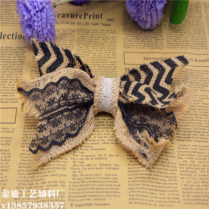 Factory direct sales, cross-border exclusive supply, large bow, clothing accessories, home textiles, decorations, straw hats, decorative ornaments wholesale Application Scenario