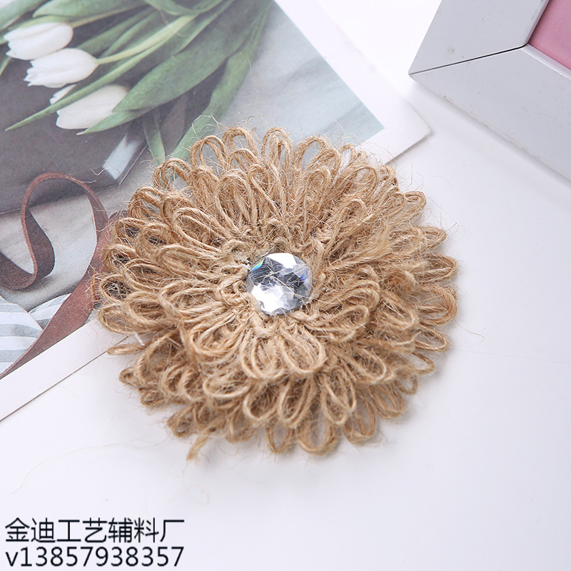 Venta directa de fábrica cross-border exclusivo tela hecha a mano arcos DIY ropa hecha a mano sombreros decoración flores personalizado Application Scenario