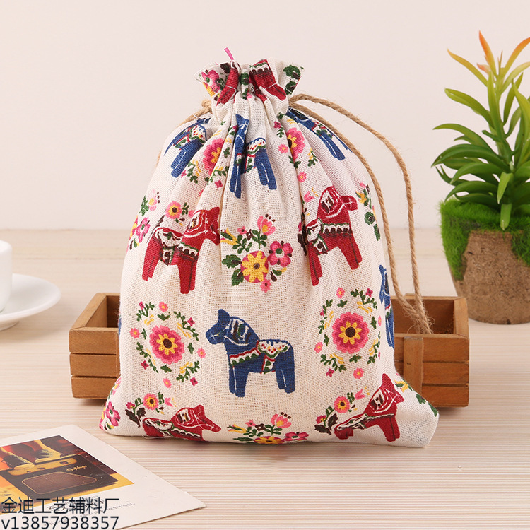 Factory direct sales, cross-border exclusive supply, drawstring back drawstring, cute girls' backpacks wholesale, student cloth bags direct sales, backpacks details Picture