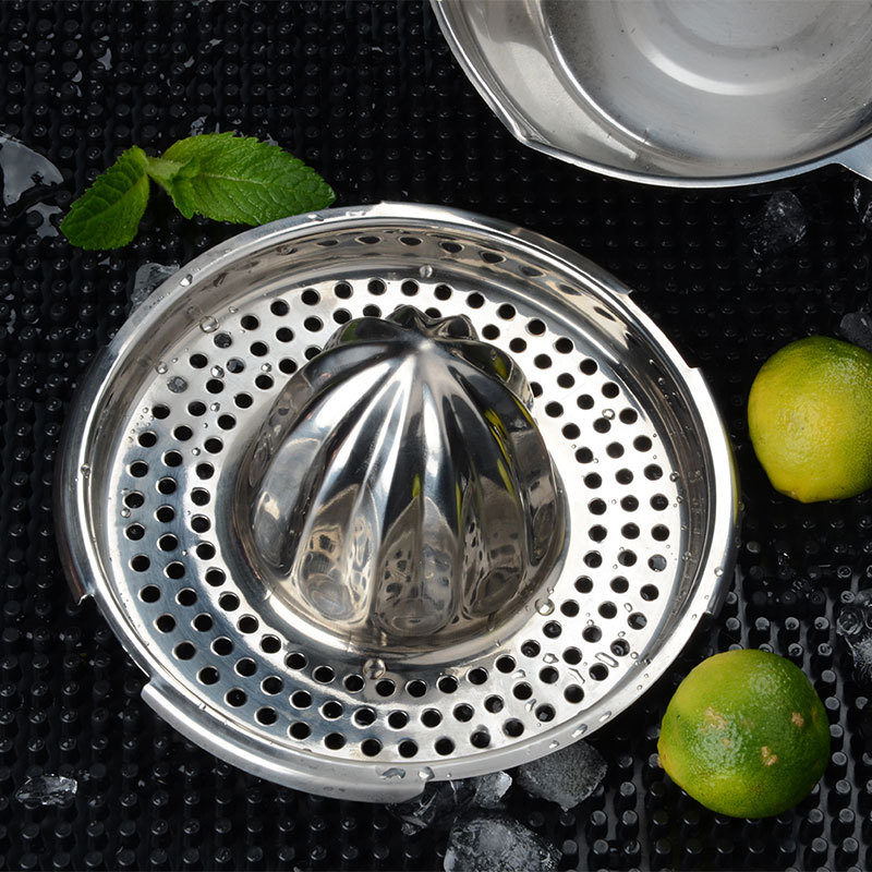 Stainless steel lemon juicer, manual lemon squeegee, fruit juicer, lemon juice cup