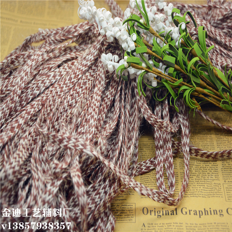 Factory direct sales, cross-border exclusive supply, color linen woven tape, photo frame decoration woven tape, packaging tape, diy handmade accessories wholesale Application Scenario