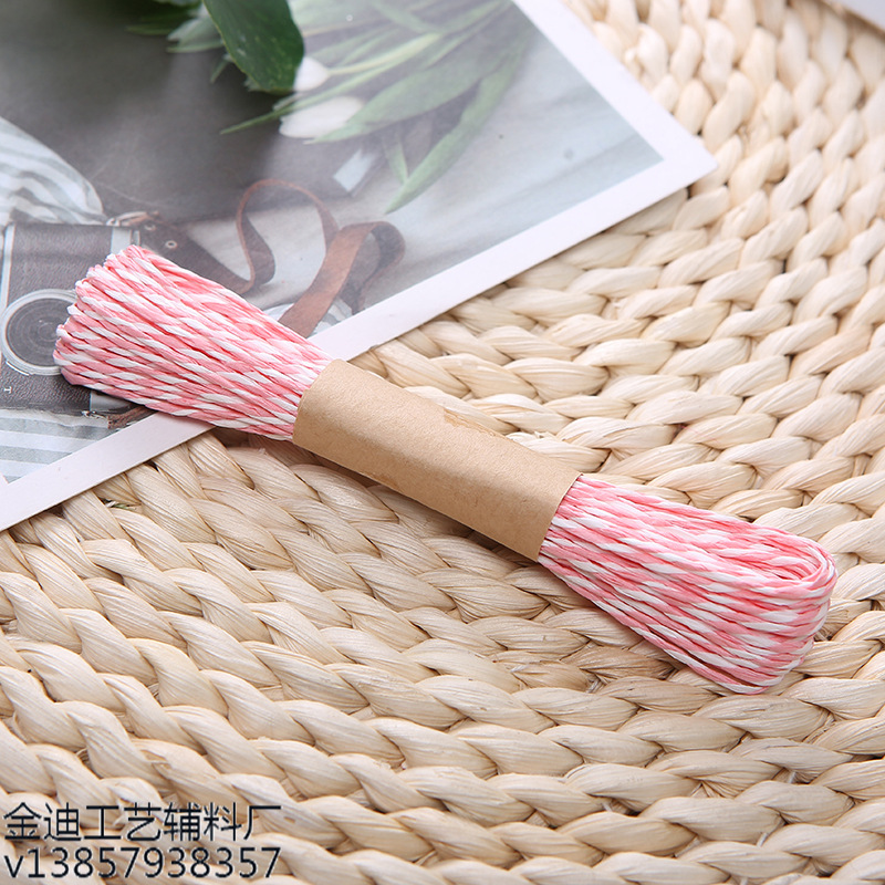 Factory Direct Sales Cross-Border Specially For 2Mm Color Double-Strand Two-Color Handmade Diy Sesame Rope 10M/ Tie Customization Application Scenario