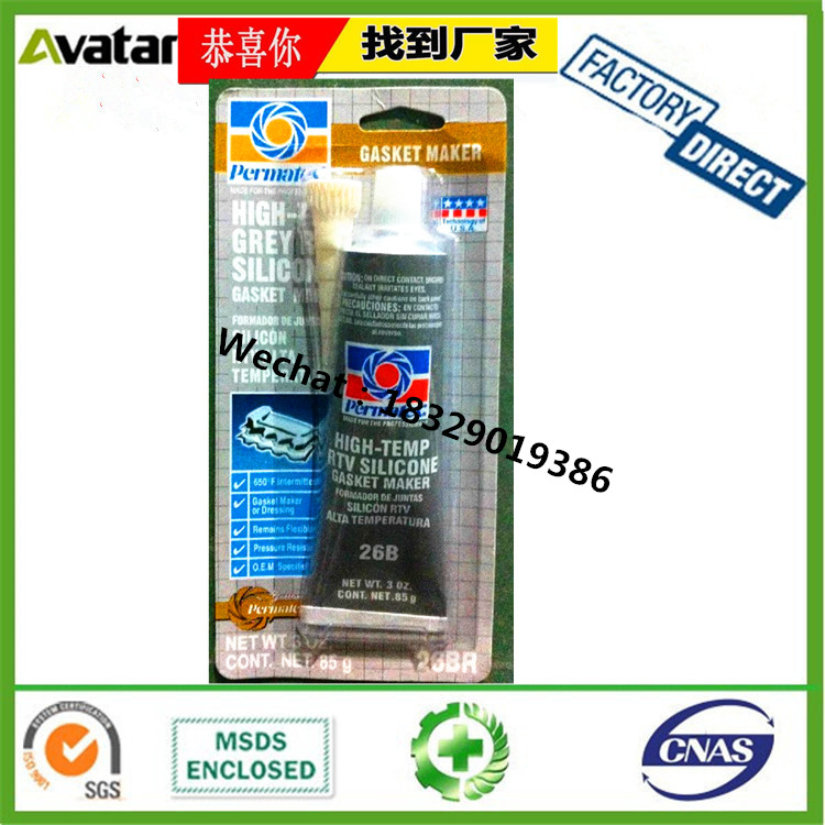 PERMAT RTV High-Temp Silicon Gasket Maker High quality automotive sheet metal sealant