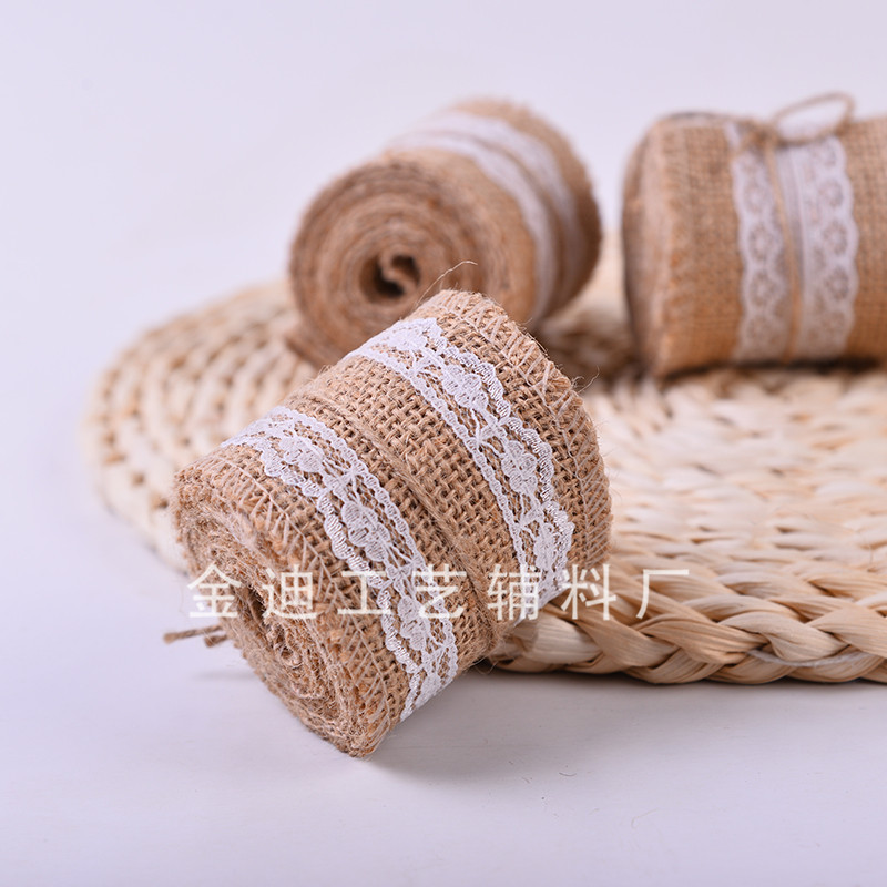 عبر الحدود لغرض التسويق المباشر، تم تجهيز المكمل اليدوي لفائف الخماش الدانتيل الدانتيل، 6 CM Specification image