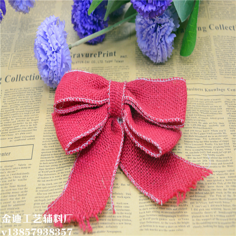 Factory direct sales, cross-border exclusive supply, large bow, clothing accessories, home textiles, decorations, straw hats, decorative ornaments wholesale details Picture