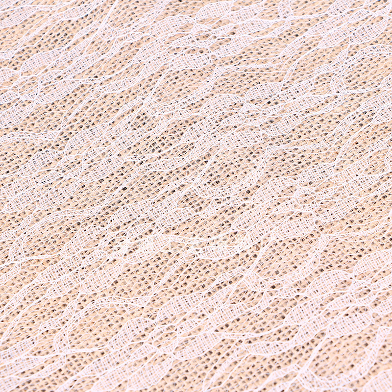 Factory direct sales, cross-border exclusive supply of yellow linen lace table flags, table MATS, table flags, European-style party home decoration Application Scenario