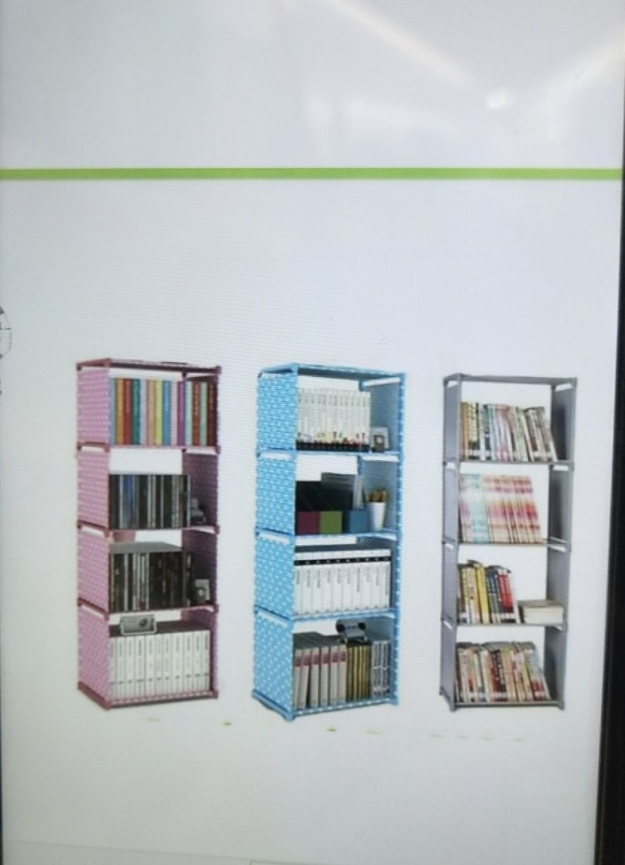 厂家直销单五层组合收纳置物架简易书架经济实用细节图