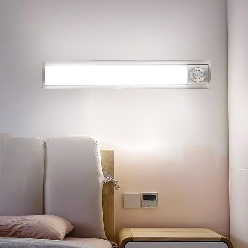 New hot style light-controlled body sensor cabinet lamp PIR long USB charging cabinet lamp report Specification drawing