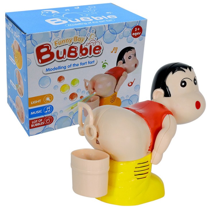 电动吹泡泡机抖音同款蜡笔小新全自动吹泡泡儿童电动泡泡玩具产品图