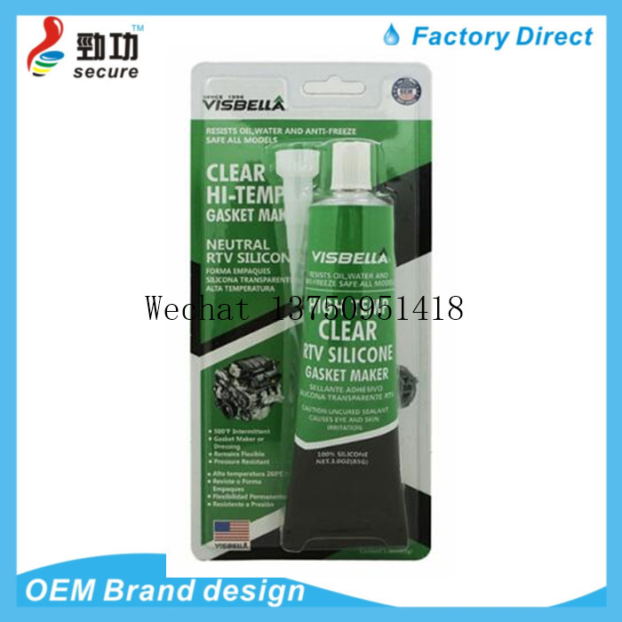 VISBELLA HIGH TEMP CLEAR RTV SILICONE. Visbella high temp clear RTV silicone thumbnail