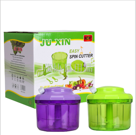 Baby food machine Vegetable cutter hand puller shredded vegetable cutter Household stirrer garlic multifunctional vegetable cutter