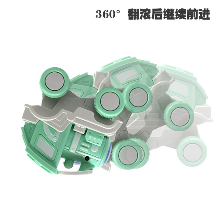 压力翻滚车 儿童按压翻斗惯性车迷你玩具翻滚小火车迷你地摊玩具细节图