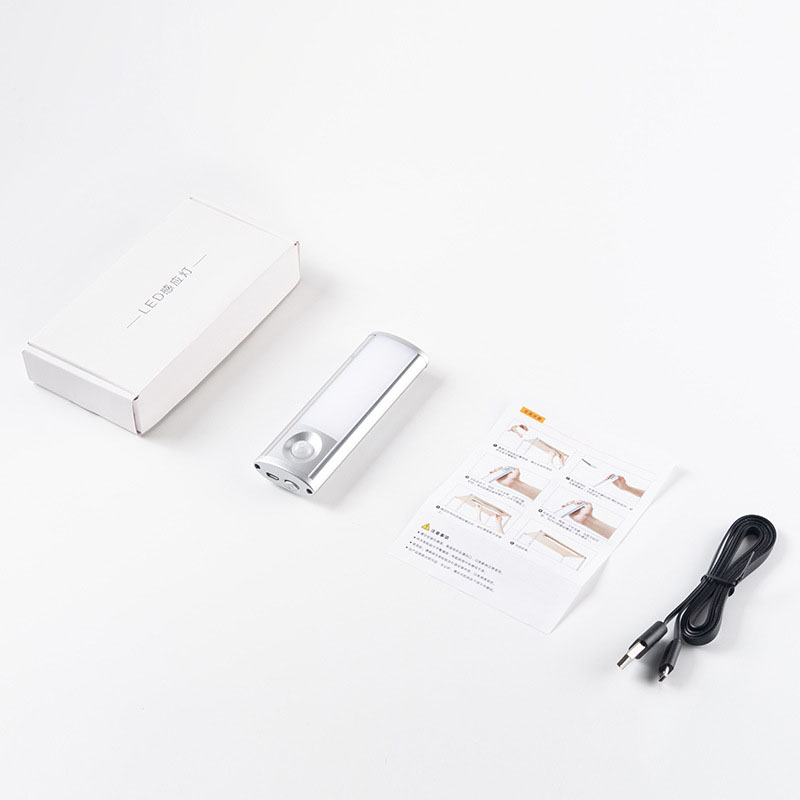 New hot style light-controlled body sensor cabinet lamp PIR long USB charging cabinet lamp report Application Scenario