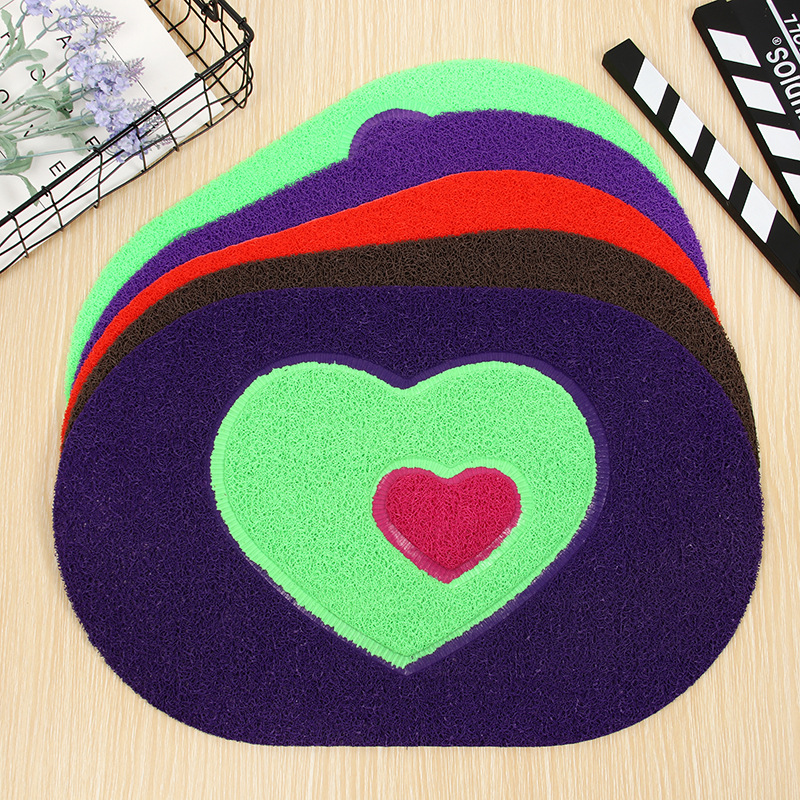 pvc地垫加厚丝圈脚垫满铺可裁剪防水 喷丝地毯塑料门垫防滑垫定制