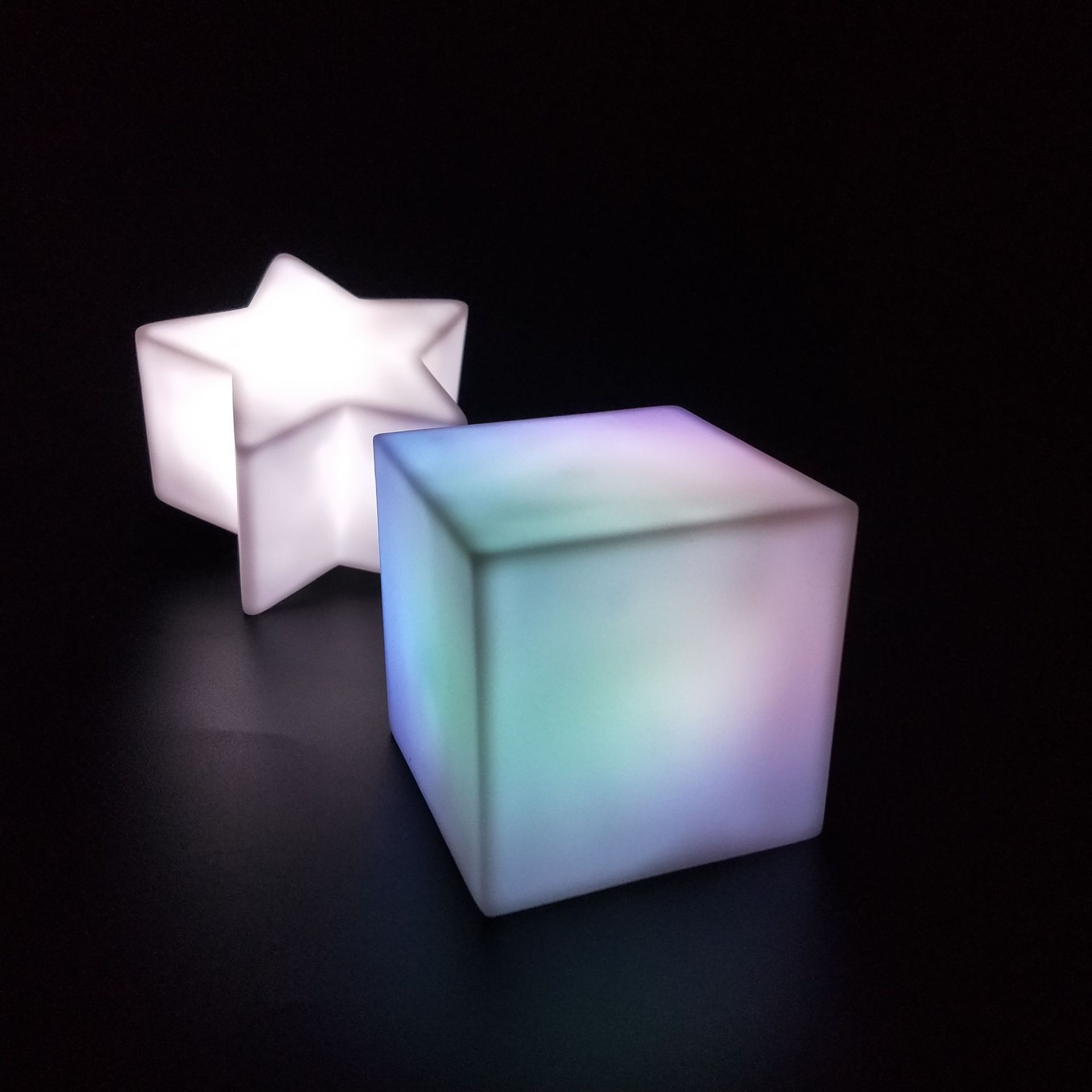 Festive decoration Gifts Custom light cube seven color glue enameling light body bar atmosphere supplies
