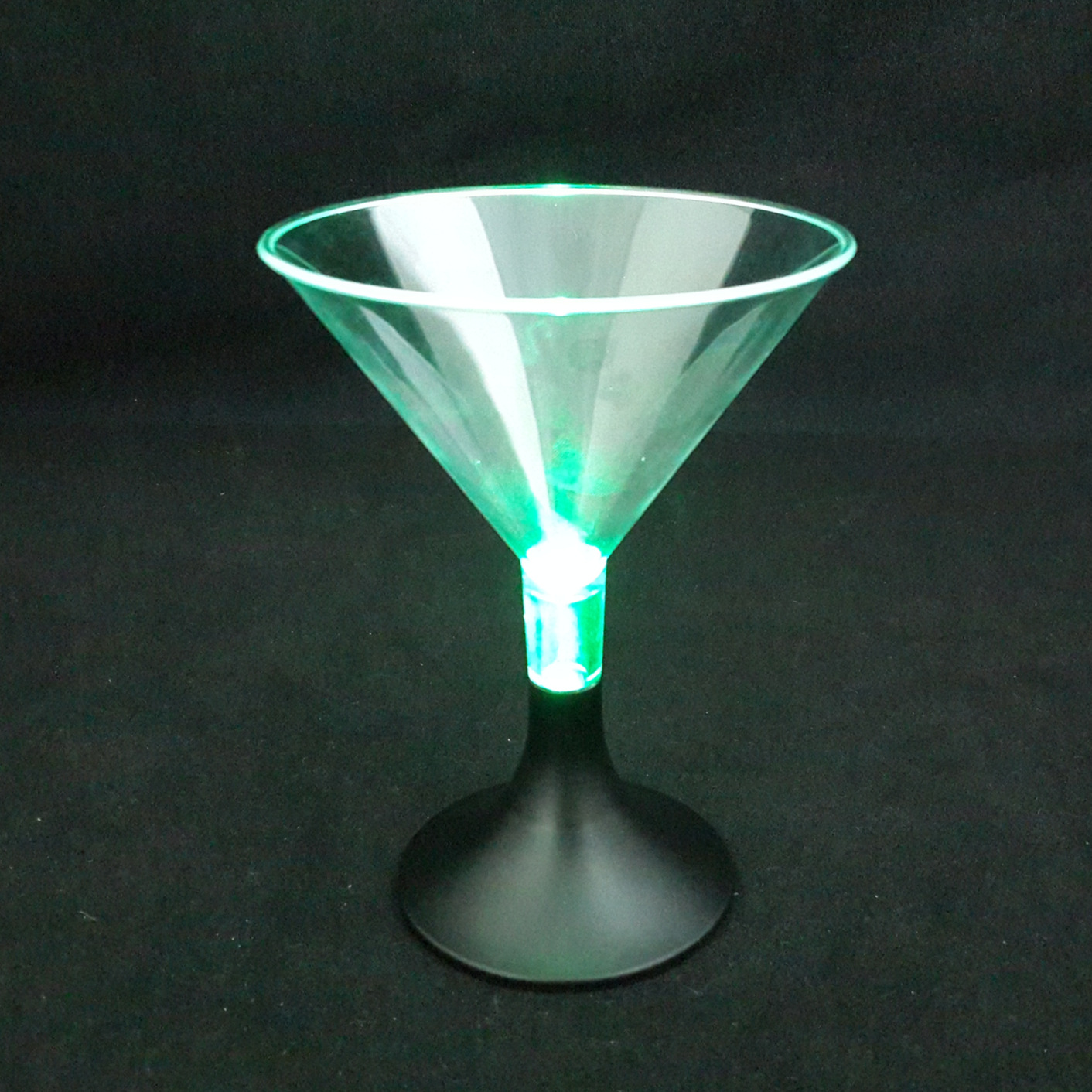 2019 New MINI tall Glass 100ml, seven-color button luminous cup, wine and spirits exhibition supplies details Picture
