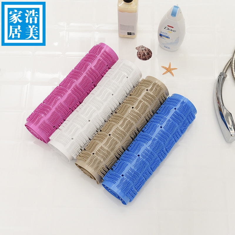 Eco-Friendly Pvc Bathroom Non-Slip Mat Rectangular Solid Color Bath Bath Mat With Suction Cup details Picture