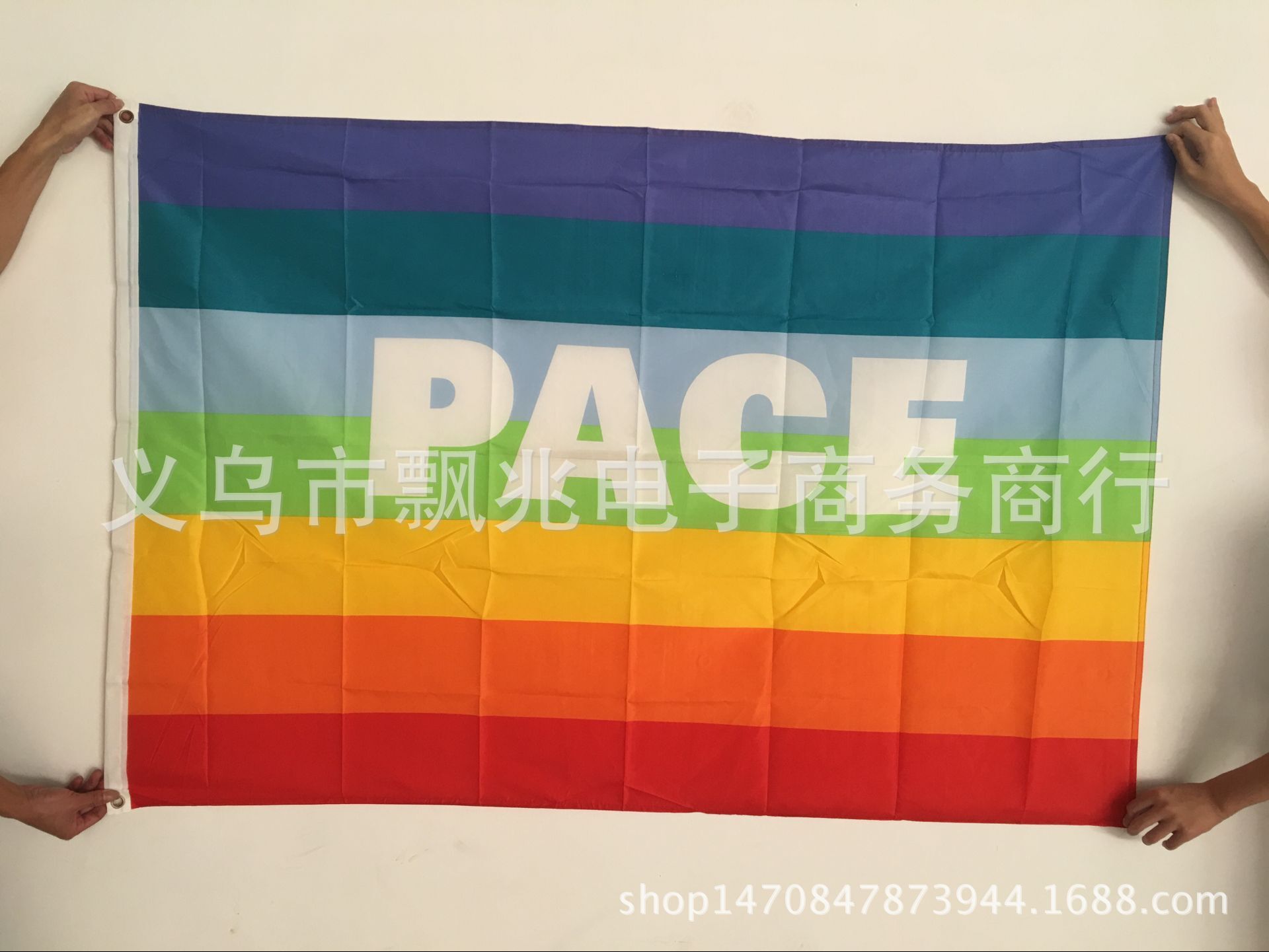 双性恋旗彩虹旗各种彩虹旗90*150cm厂家直销涤纶面料现货产品图