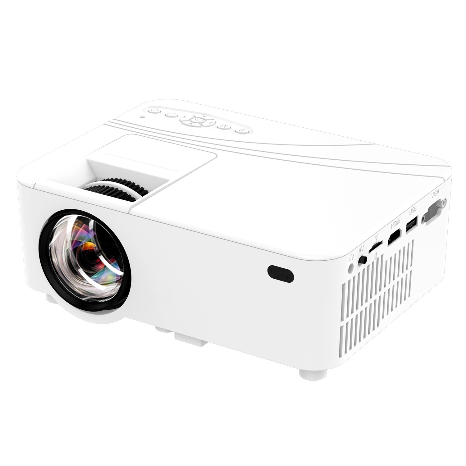 新品T2家用高清投影仪微型迷你便携式家庭影院LED投影机