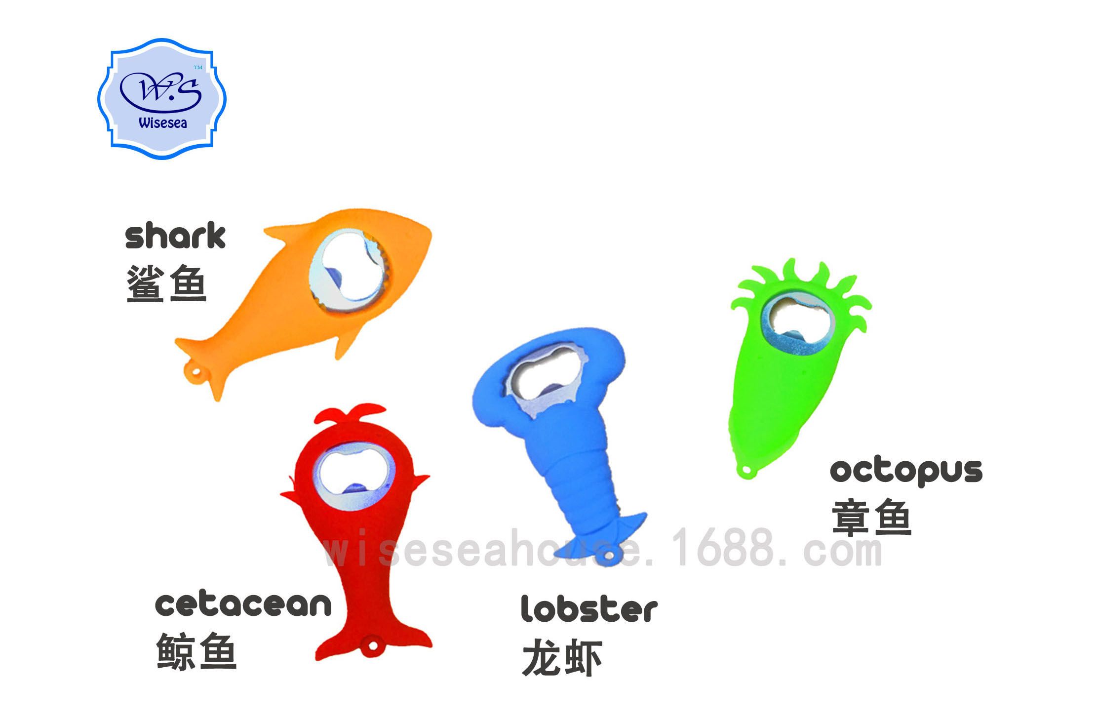 SILICONE SHRIMP SHARK OPENER Item Picture