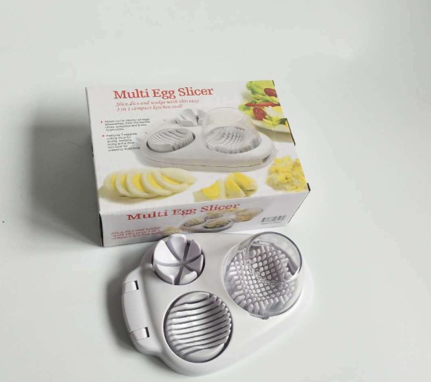 Multi-functional three-in-one egg maker, fancy egg slicer, dicing maker and crushing maker Item Picture