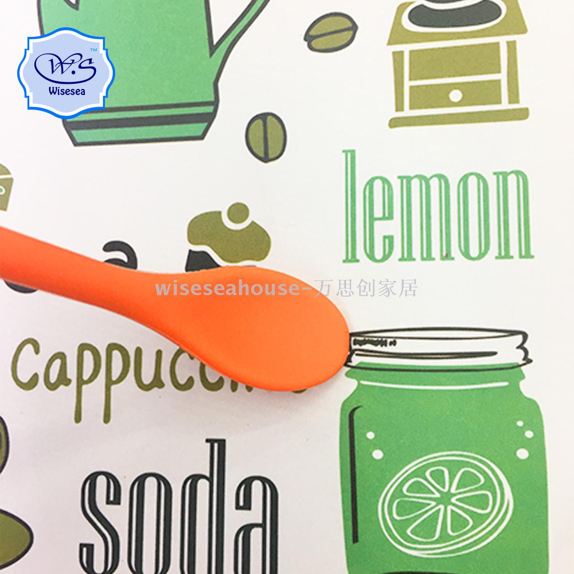 【 New Product 】 Long-handled silicone WITH SPOON HONEY MIX MUDDLER Specification image