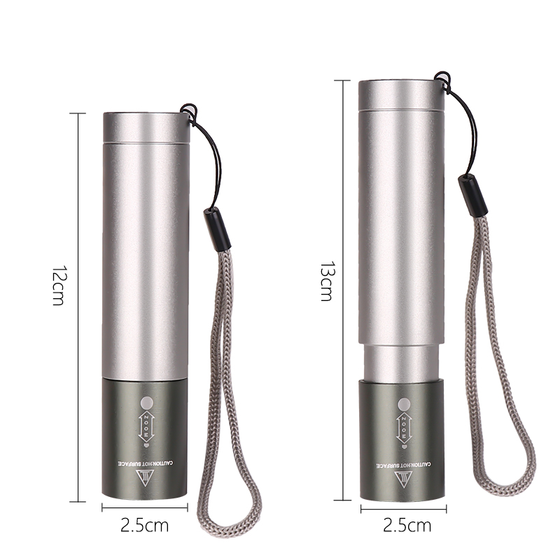Crossover nuevo T6 linterna USB recargable zoom telescópico luz fuerte iluminación linterna luz de trabajo al aire libre luz de revisión Item Picture