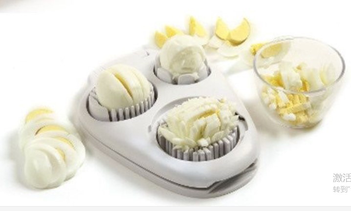 Multi-functional three-in-one egg maker, fancy egg slicer, dicing maker and crushing maker Specification image