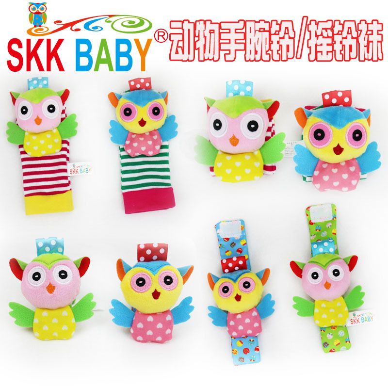 SKK baby益智玩具 手表带 袜子铃铛 安抚玩具产品图