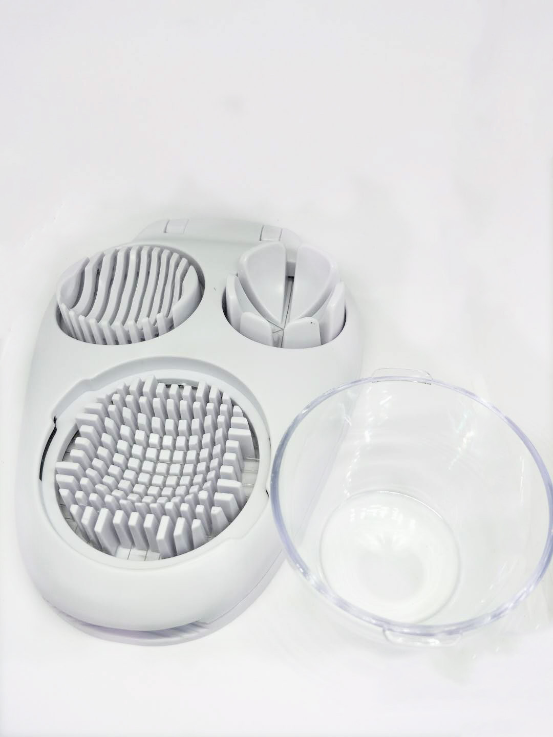 Multi-functional three-in-one egg maker, fancy egg slicer, dicing maker and crushing maker details Picture