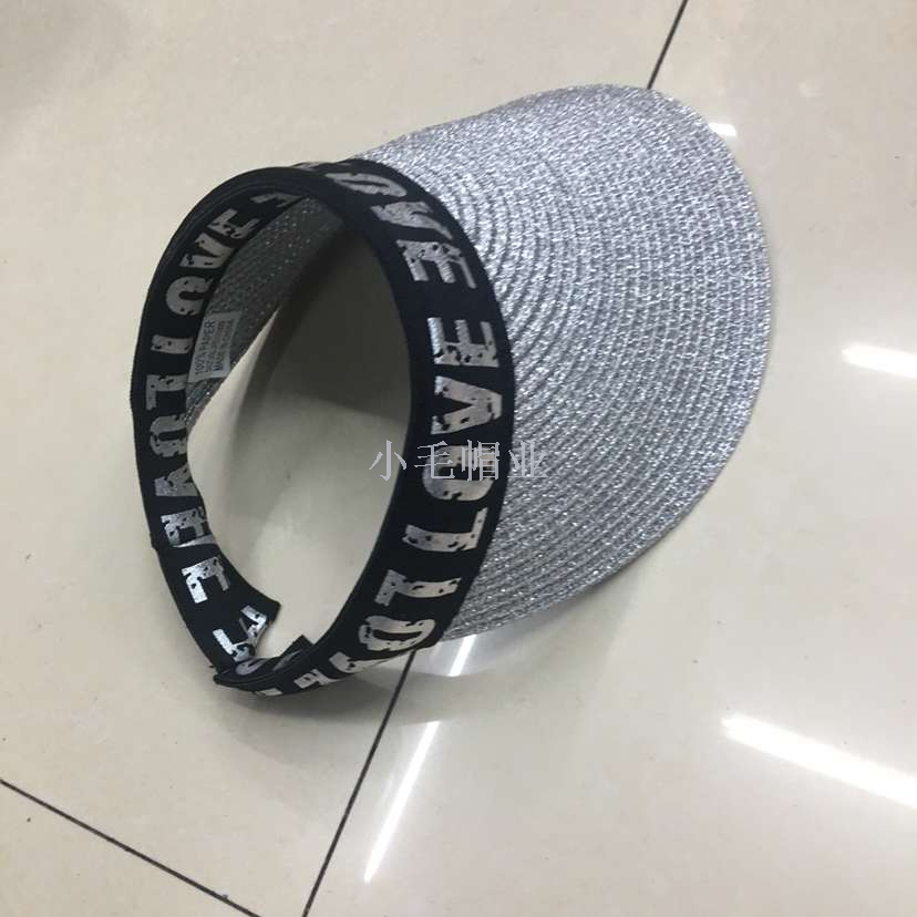Straw Woven Empty Top Sun Hat Summer Beach Holiday Sun Protection New Large Eaves Hat Can Be Adjusted Customized Hat Type Item Picture