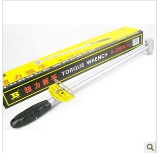 Persian Tool Pointer Torque Wrench 0-300N.m Torque Wrench 1/2 Chrome Vanadium Steel Forged Genuine details Picture