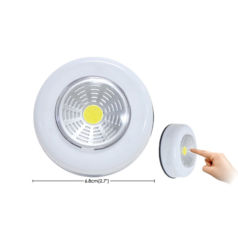 COB照明拍拍灯 触摸灯按压灯礼品促销照明灯 衣橱过道楼道走廊灯图
