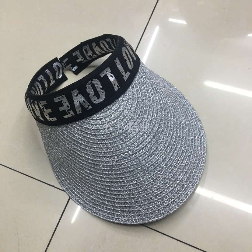 Straw Woven Empty Top Sun Hat Summer Beach Holiday Sun Protection New Large Eaves Hat Can Be Adjusted Customized Hat Type details Picture